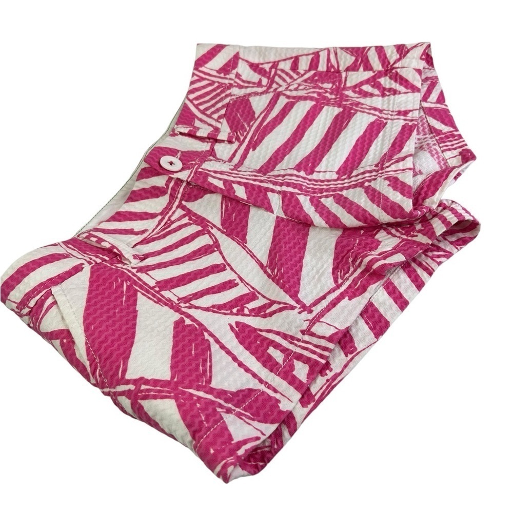 Lilly Pulitzer • Walsh Shorts Capri Pink Yacht Sea Pink White Size 2 Small